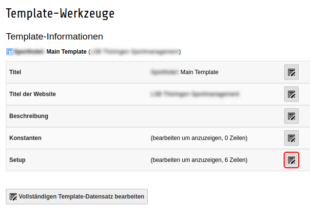 Typo 3 Template bearbeiten