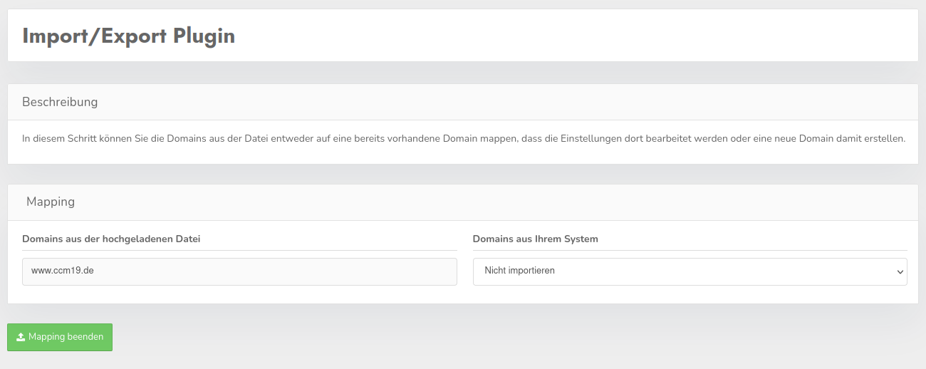 Domain-Mapping